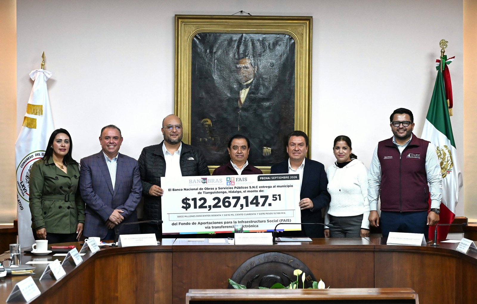 Congreso de Hidalgo aprueba la entrega de financiamiento de Banobras al municipio de Tianguistengo